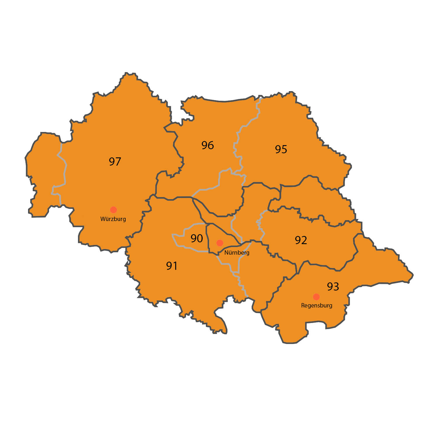 Gebietskarte - Alexander Schäffler
